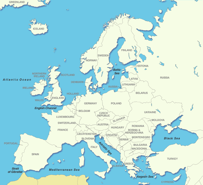 Europe Map